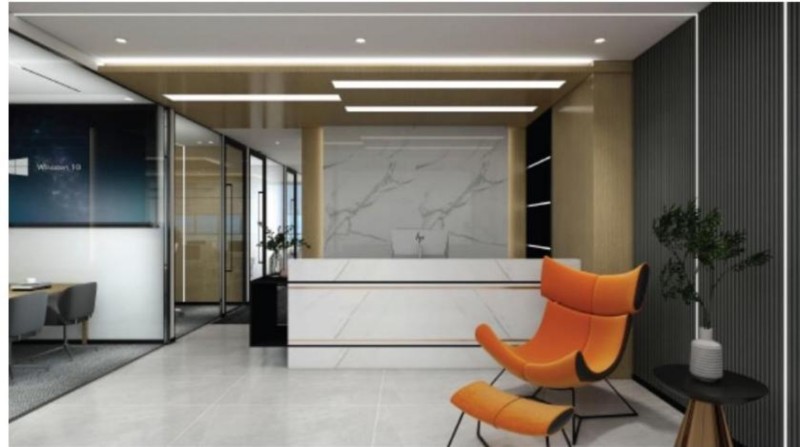 成都环球中心办公楼装修项目