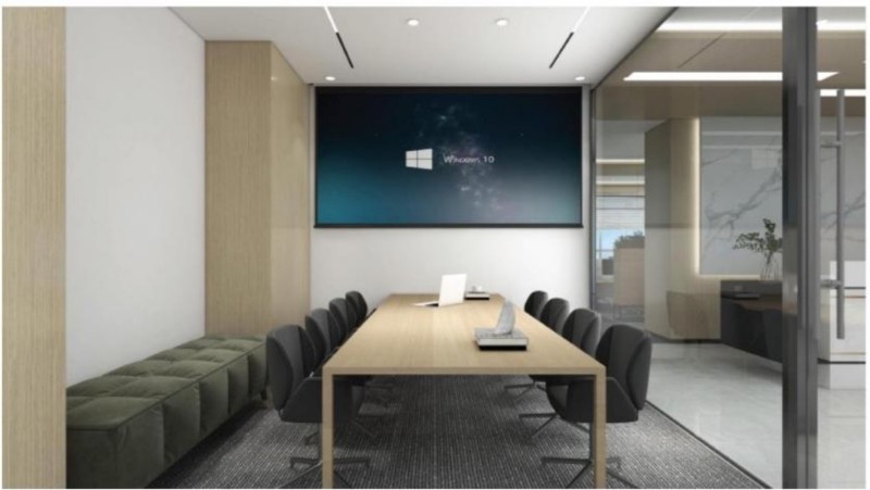 成都环球中心办公楼装修项目2