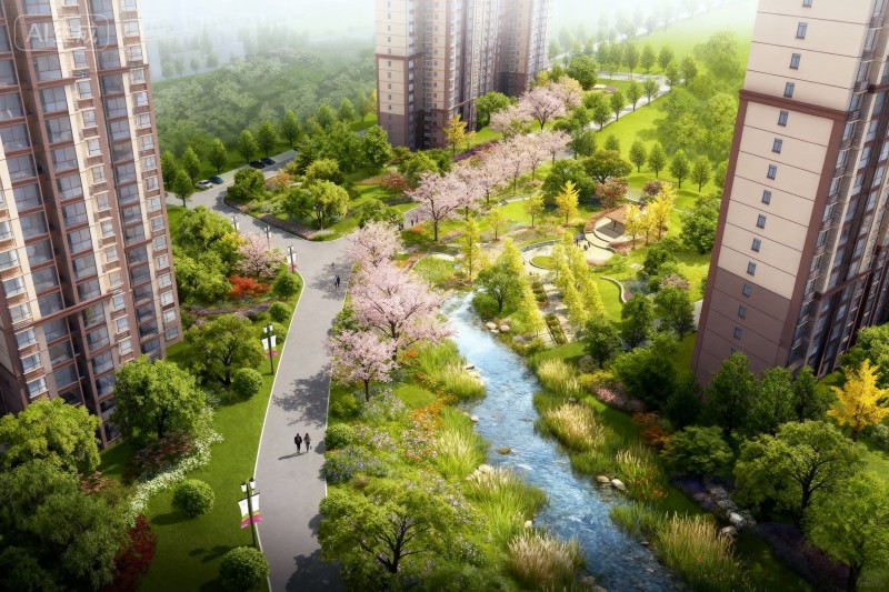 “未来城项目南湖区域《1-3#地块》景观提升设计